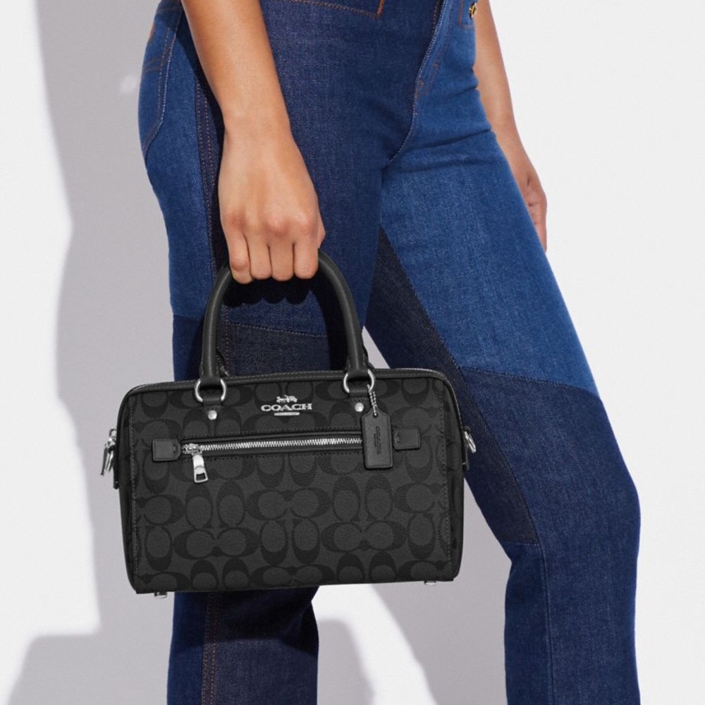 COACH Rowan Satchel In Signature Canvas